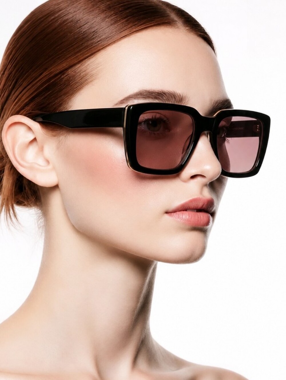 Carolina Lemke Berlin Sunglasses (CL9016-01) Dion Black/Nude